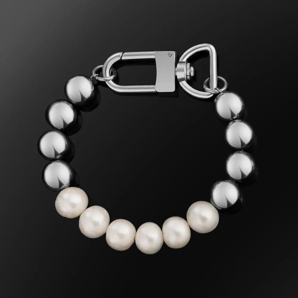 10mm Freshwater Pearl Beaded Bracelet KRKC