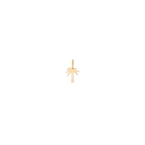 14k Single Midi Bitty Palm Tree Charm