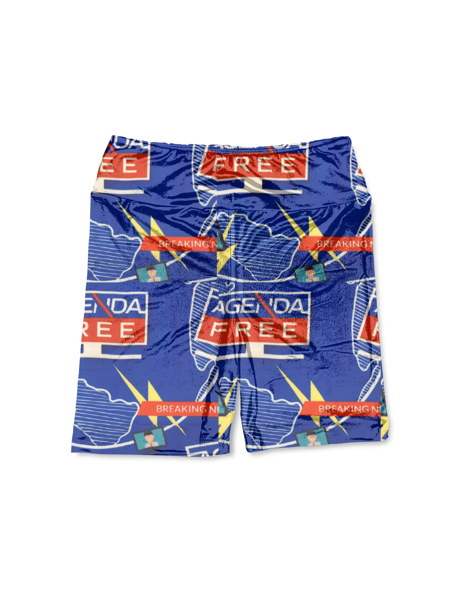 Agenda-Free TV in Biker-Slip Short 6"