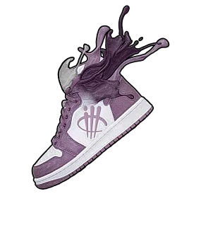 Air Jordan 1 High OG Mauve White T-Shirt (SPLASH)