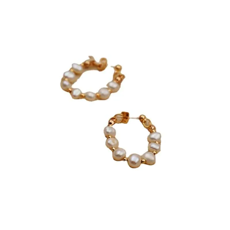 ALICE Pearl Hoop Earrings