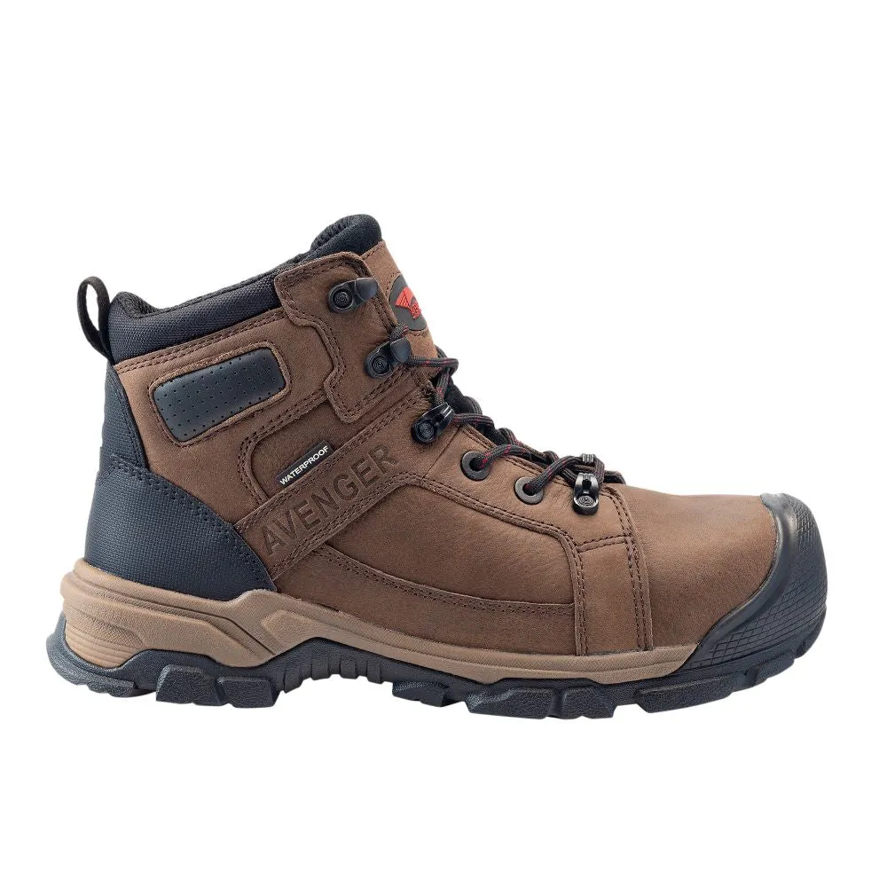 'Avenger' Men's Ripsaw EH PR WP Alloy Toe Hiker - Brown