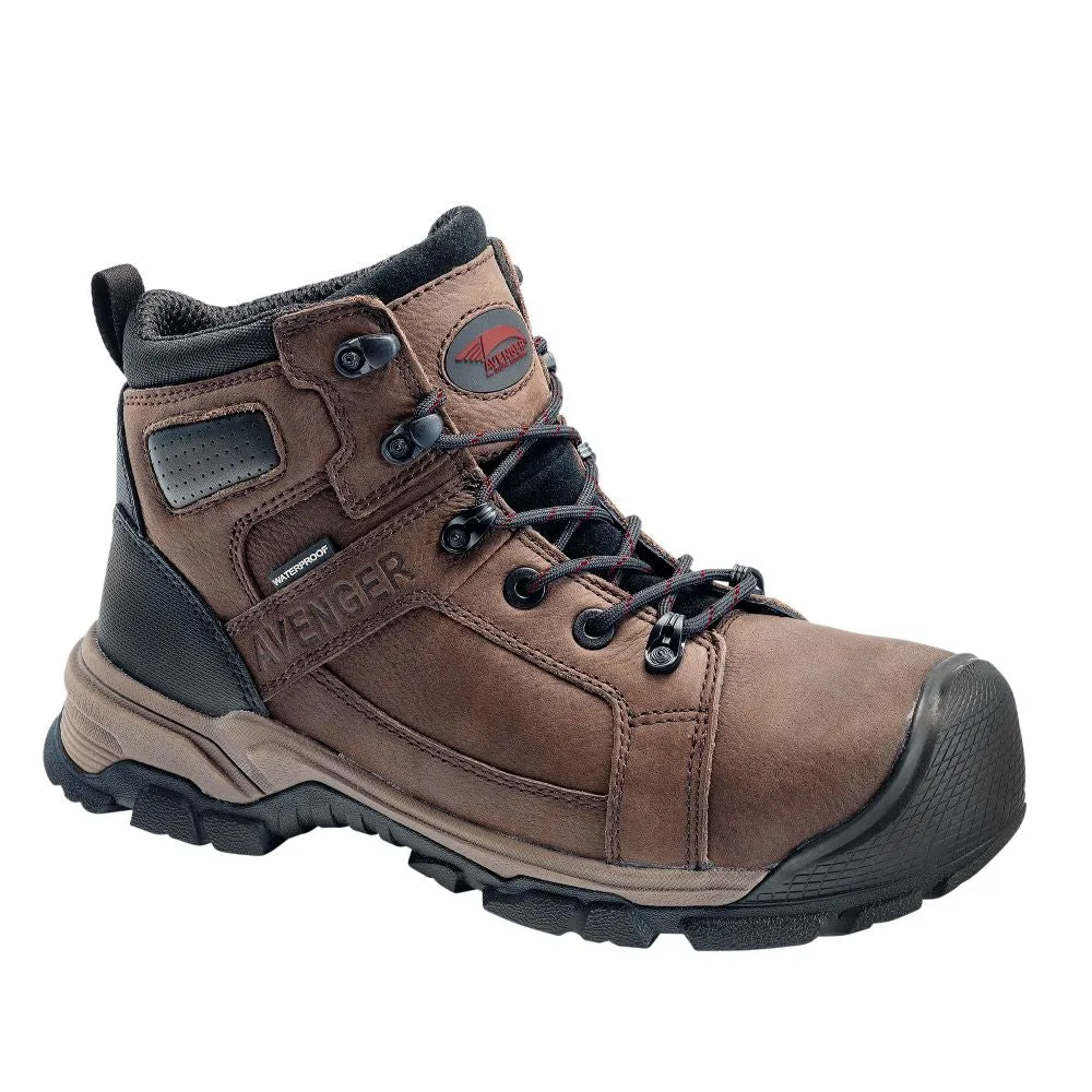 'Avenger' Men's Ripsaw EH PR WP Alloy Toe Hiker - Brown