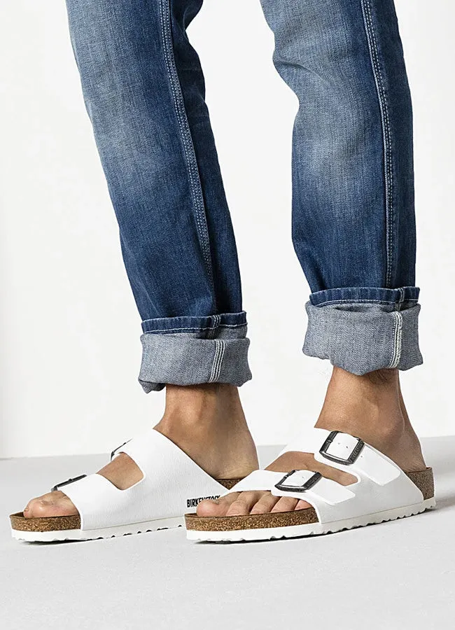 Birkenstock Arizona White Sandals