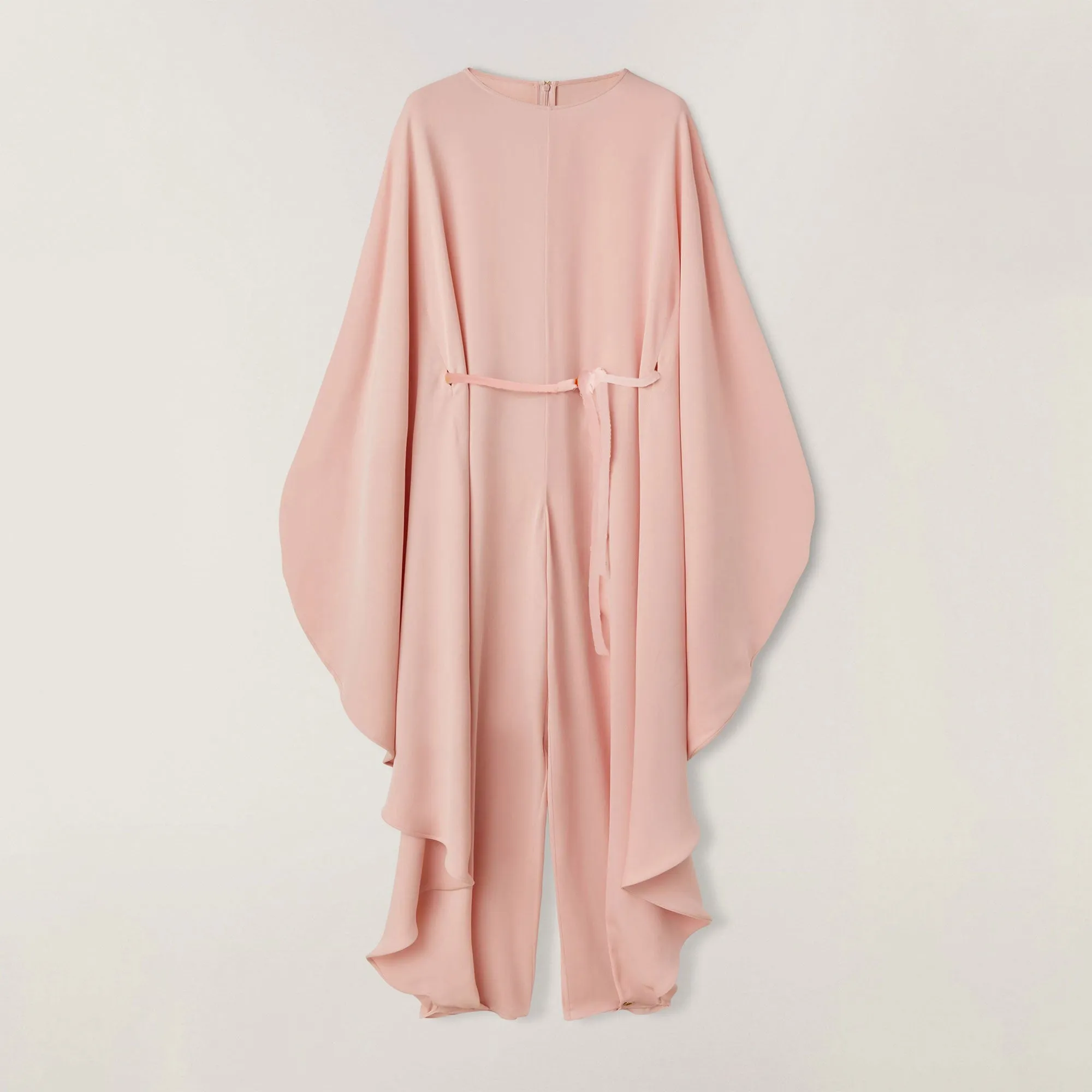 Blissful Peach Cascade Jumpsuit J7028