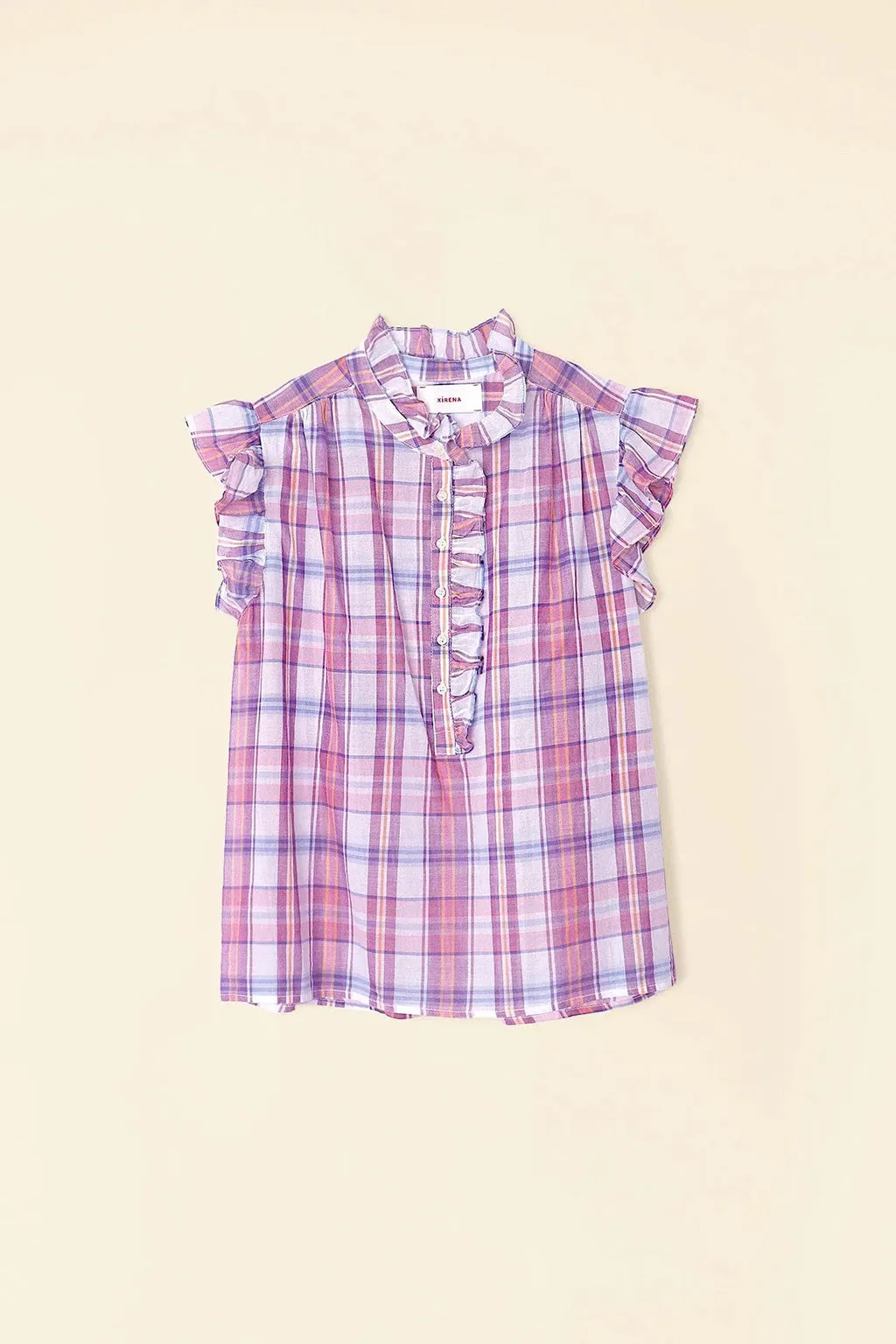 BRENNA PLAID TOP