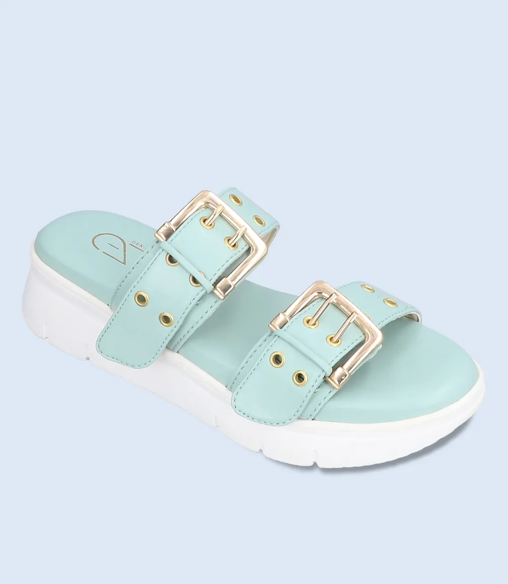 BW6350-JADE-Women Platform Slipper