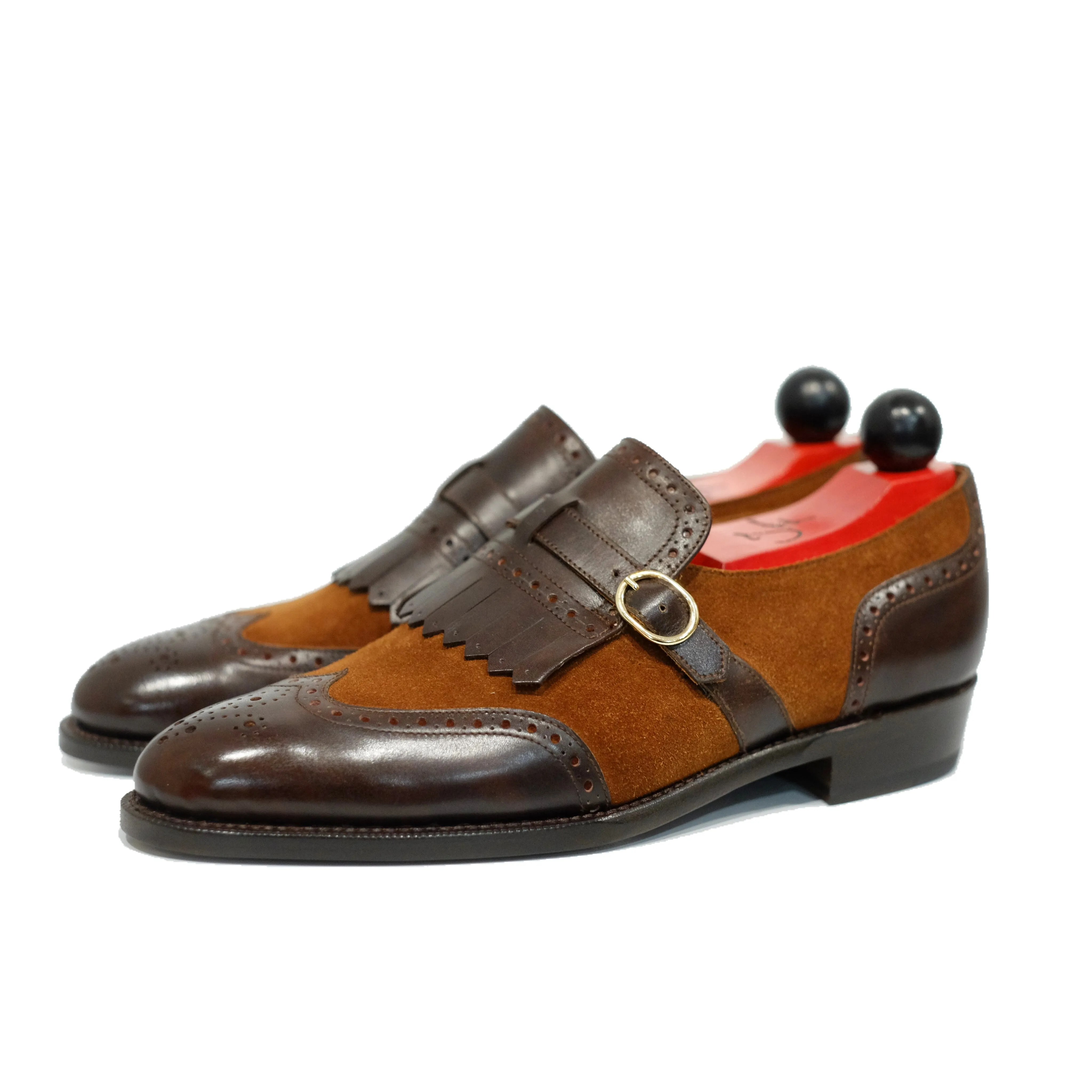 Camano MTO - Dark Brown Museum Calf / Snuff Suede - TMG Last - Single Leather Sole