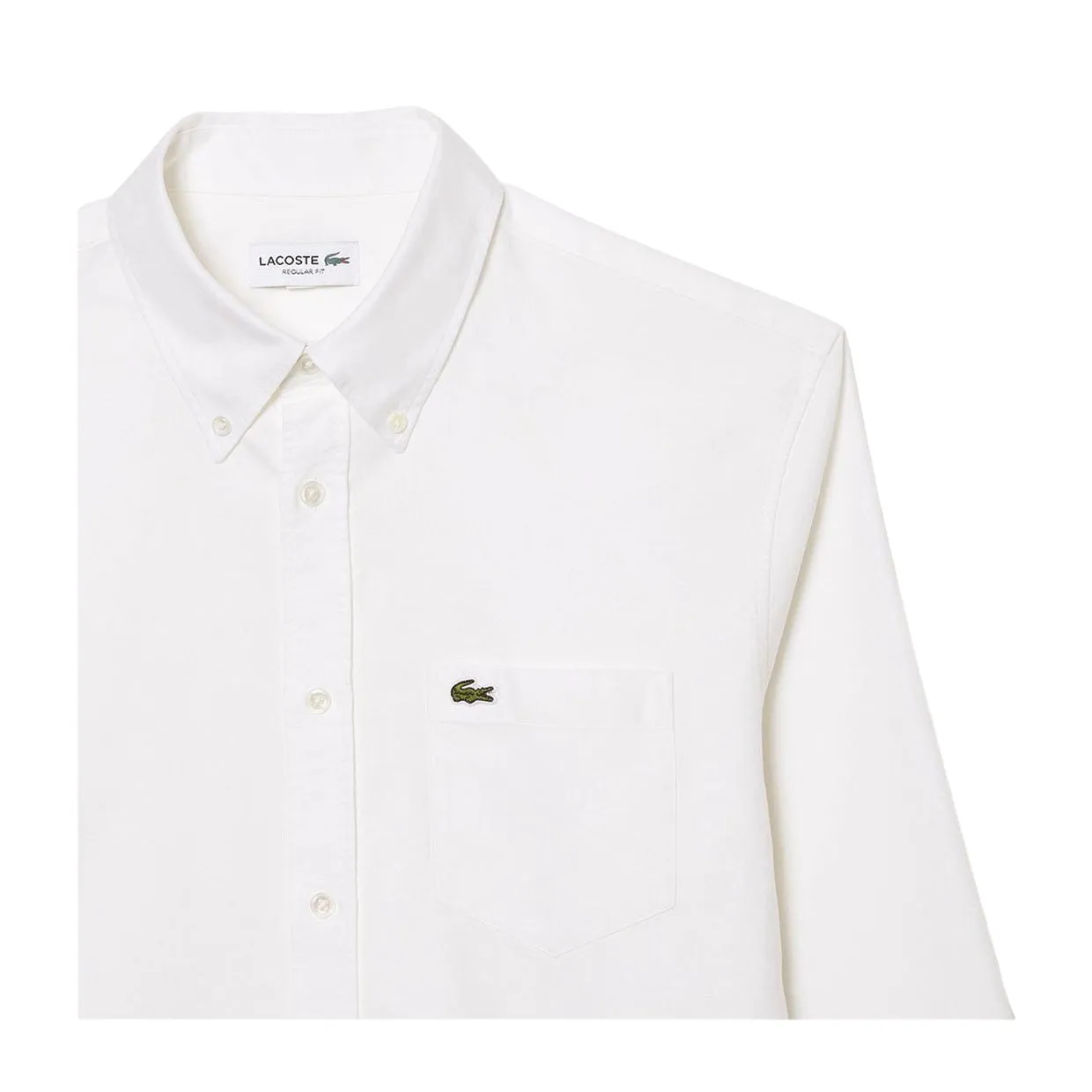 Camicia Uomo Lacoste Oxford Bianco