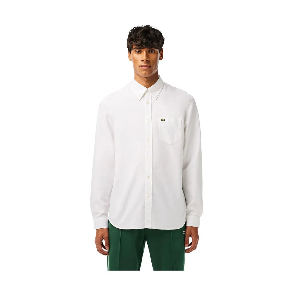 Camicia Uomo Lacoste Oxford Bianco