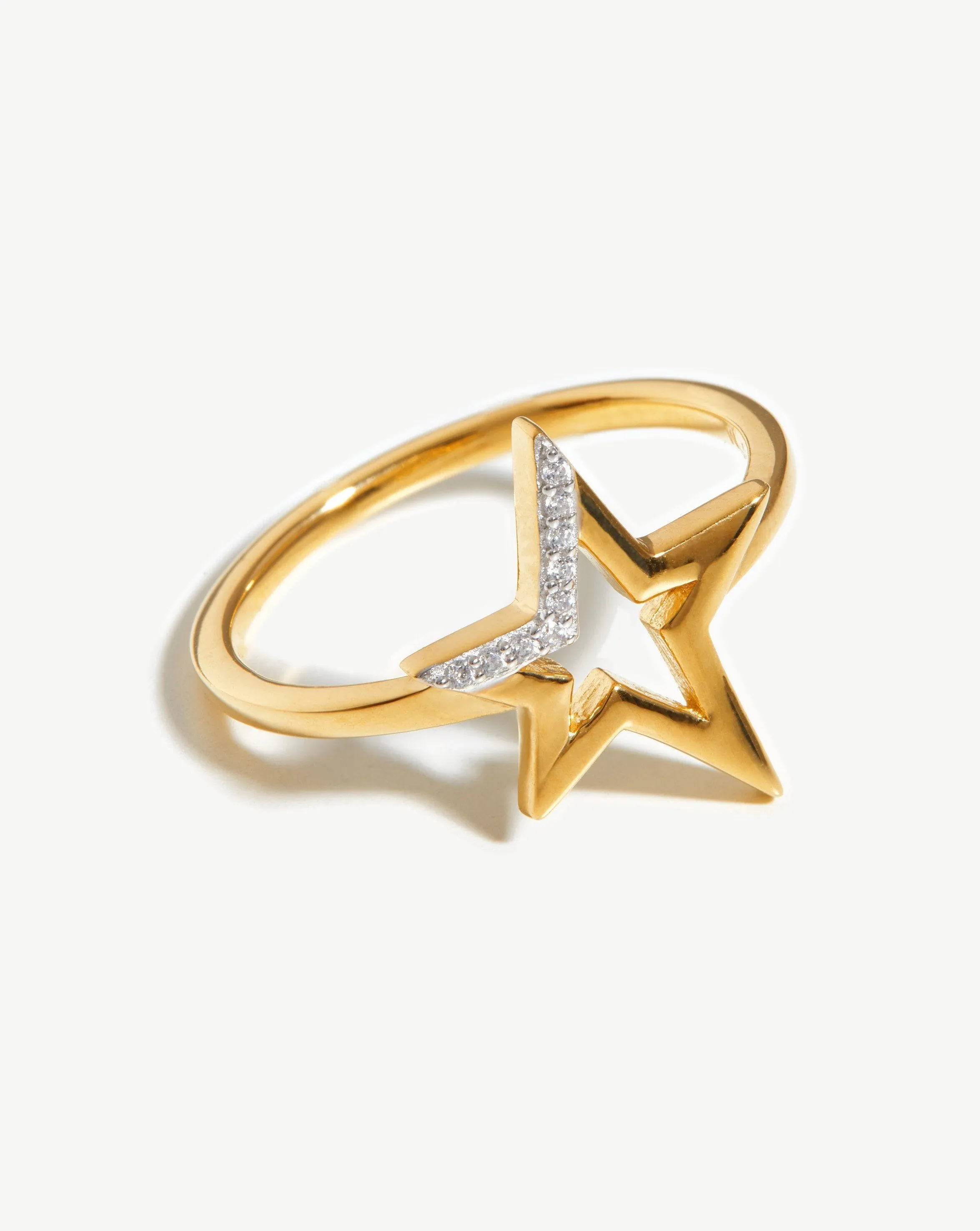 Celestial Pave Star Ring | 18ct Gold Plated Vermeil/Cubic Zirconia