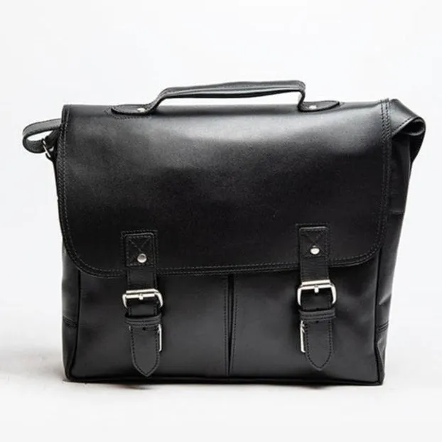 Coarse Leather Messenger 14