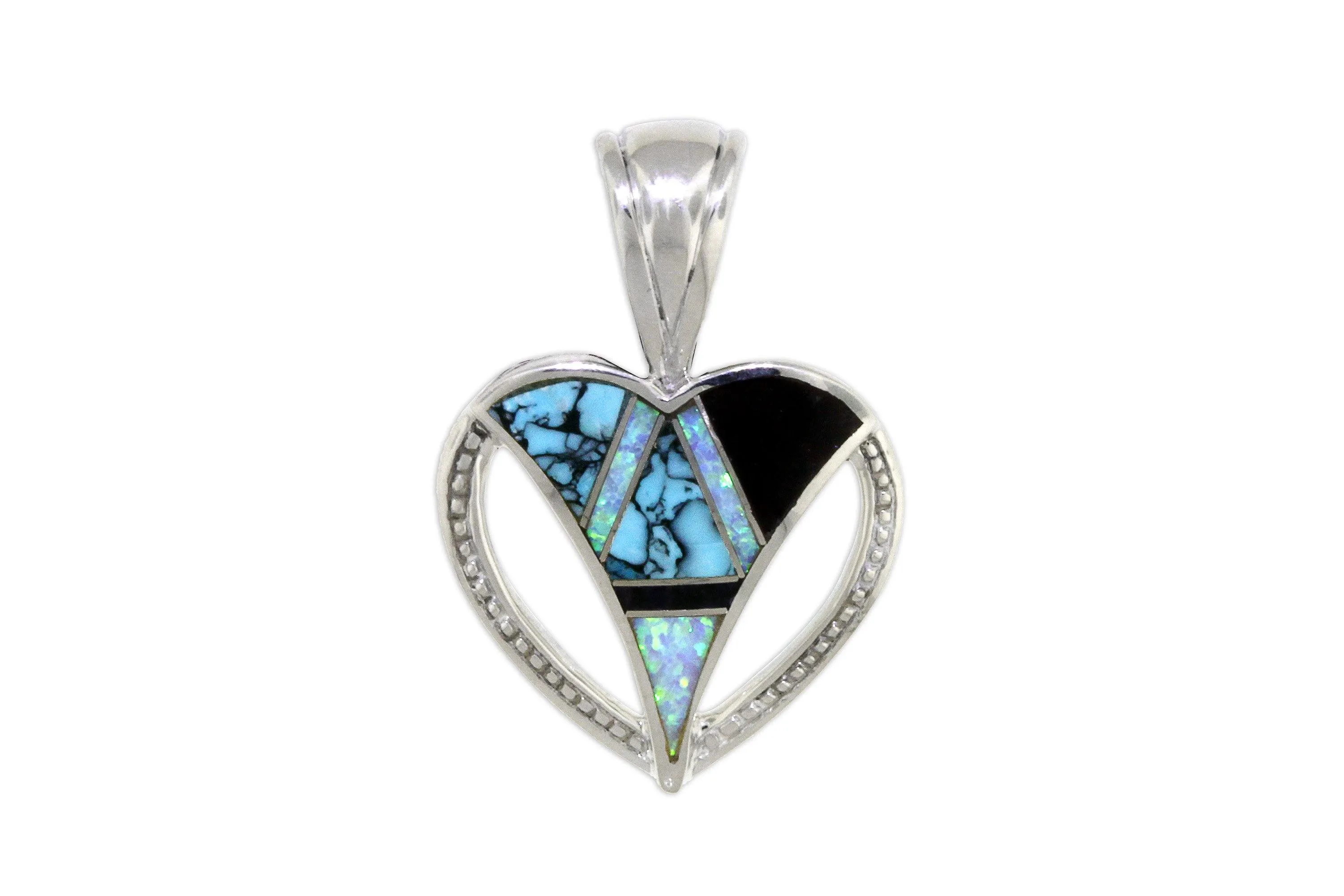 David Rosales Shalako Heart Pendant