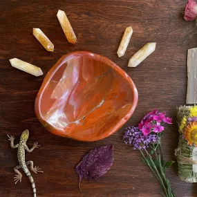 Desert Wanderer Poppy Jasper Bowl