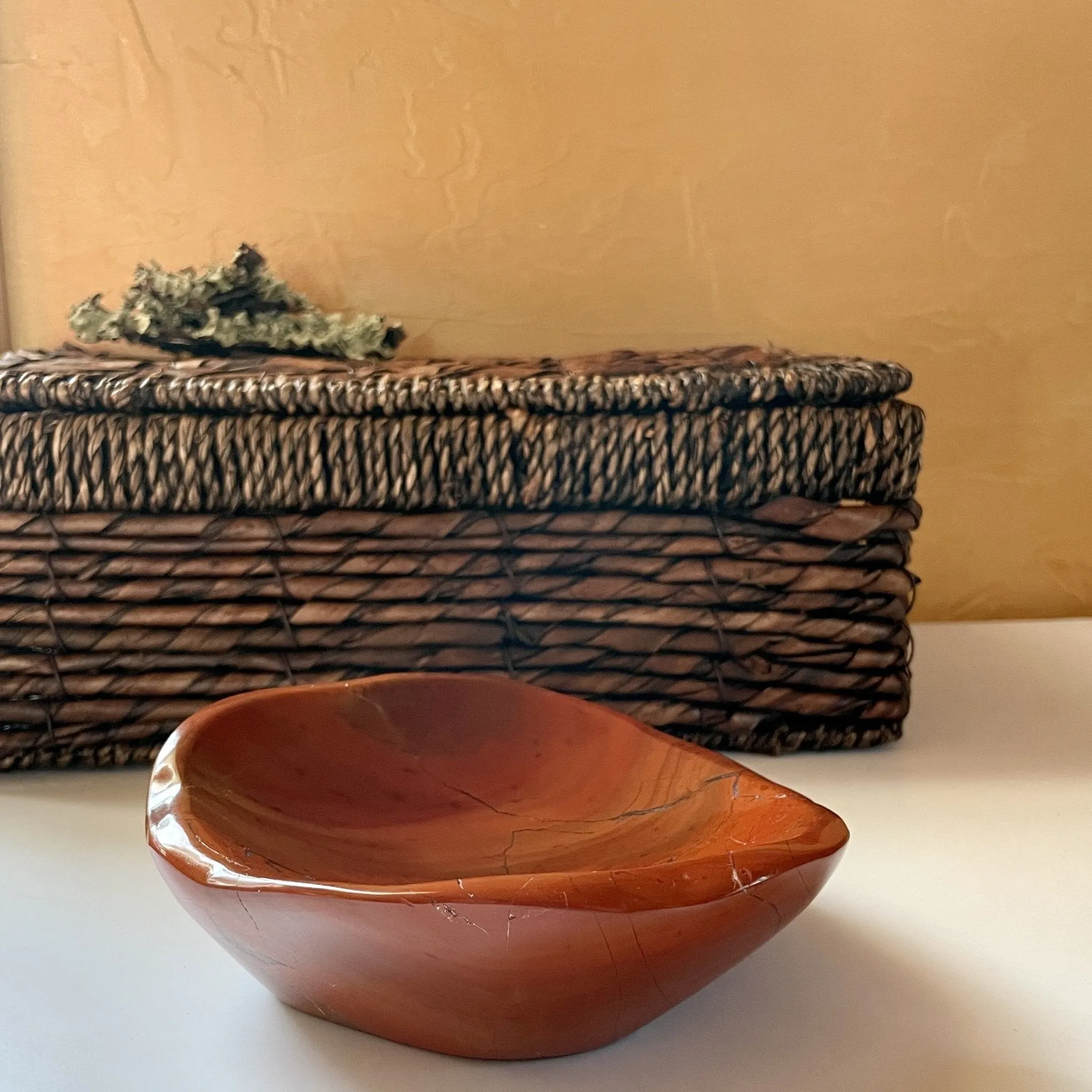 Desert Wanderer Poppy Jasper Bowl