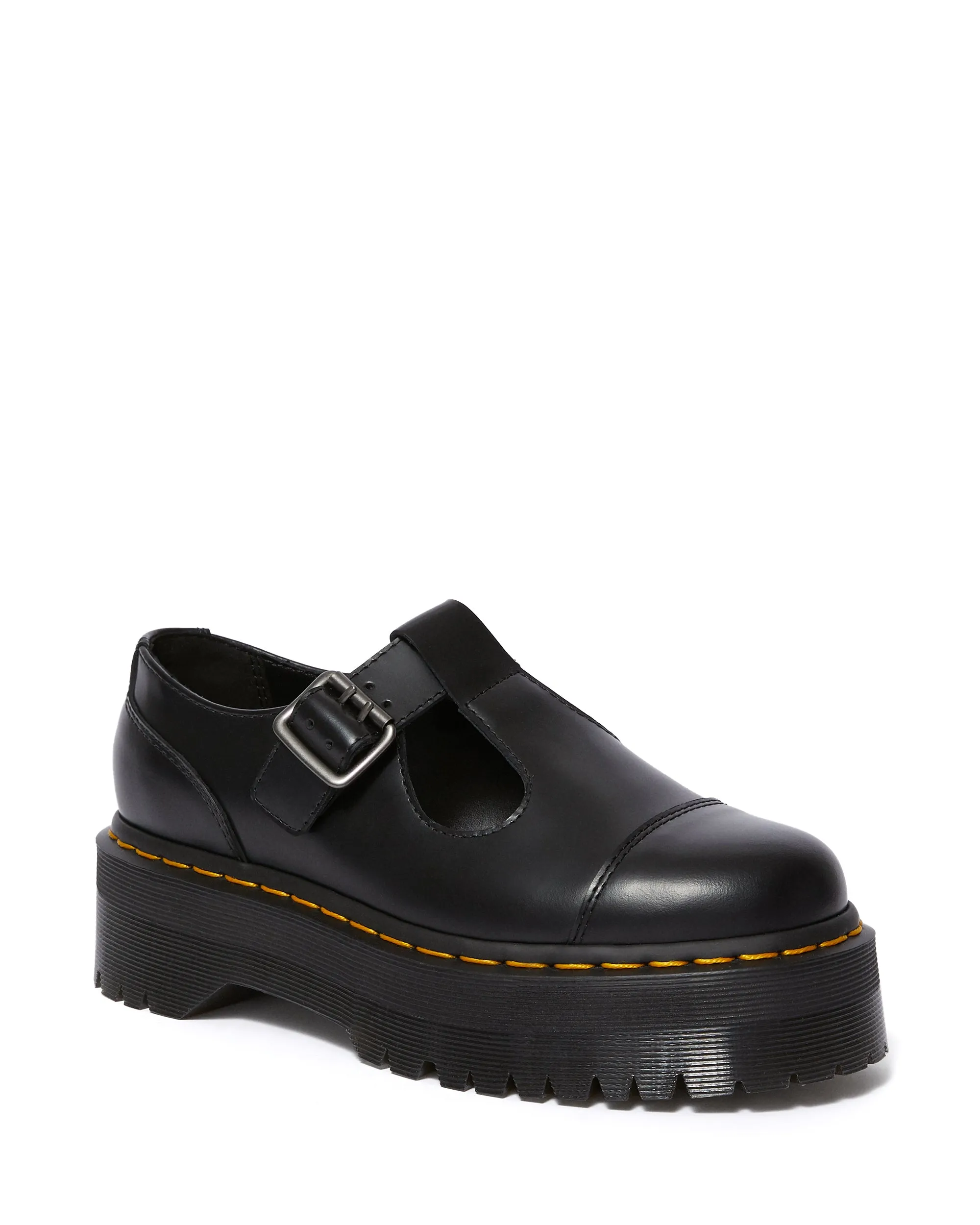 Dr Martens- Women's Bethan Black Leather Platform 15727001