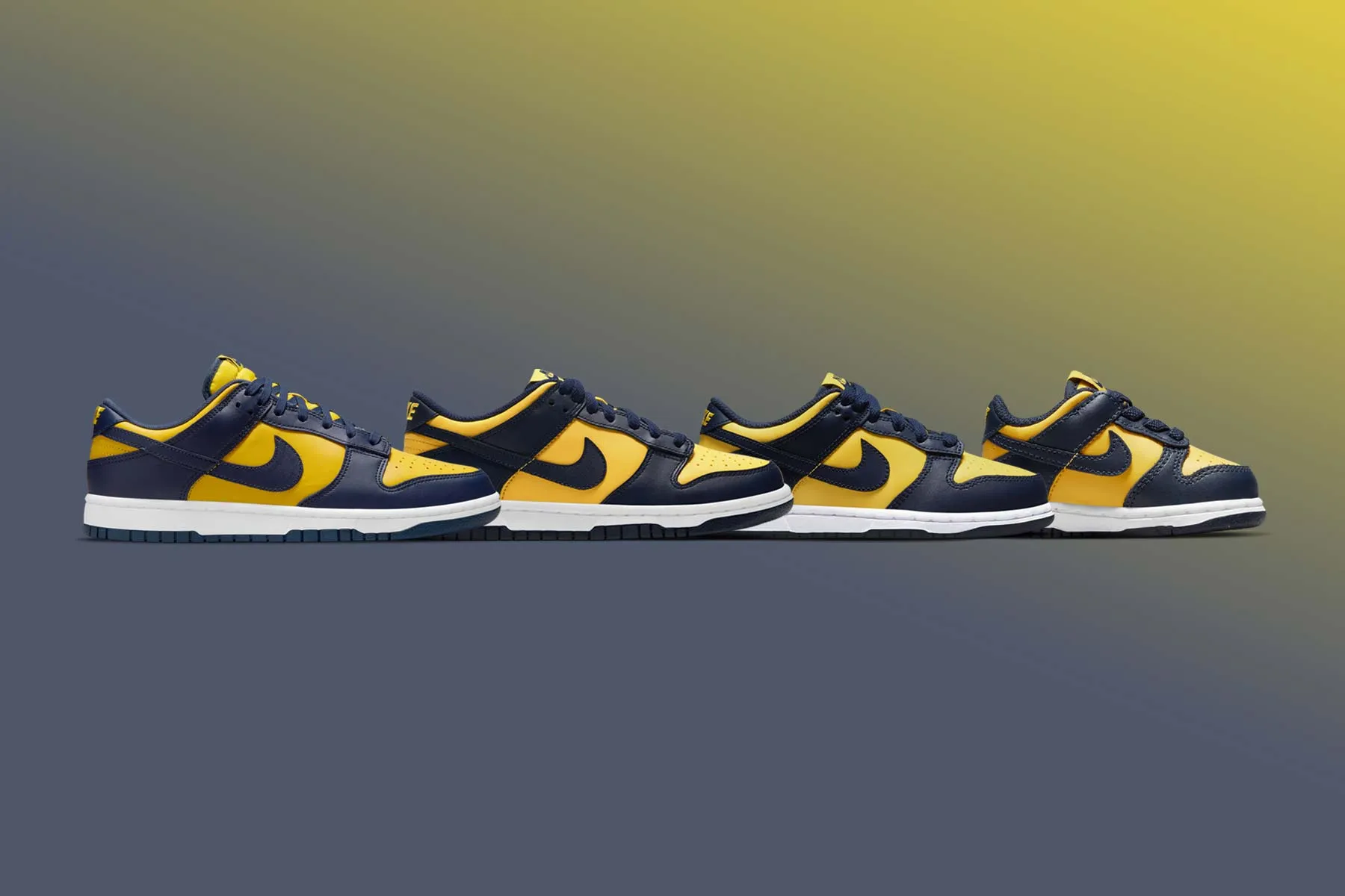 Dunk Low (GS) - Varsity Maize/Midnight Navy