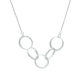 Eclipse Link Necklace - Silver