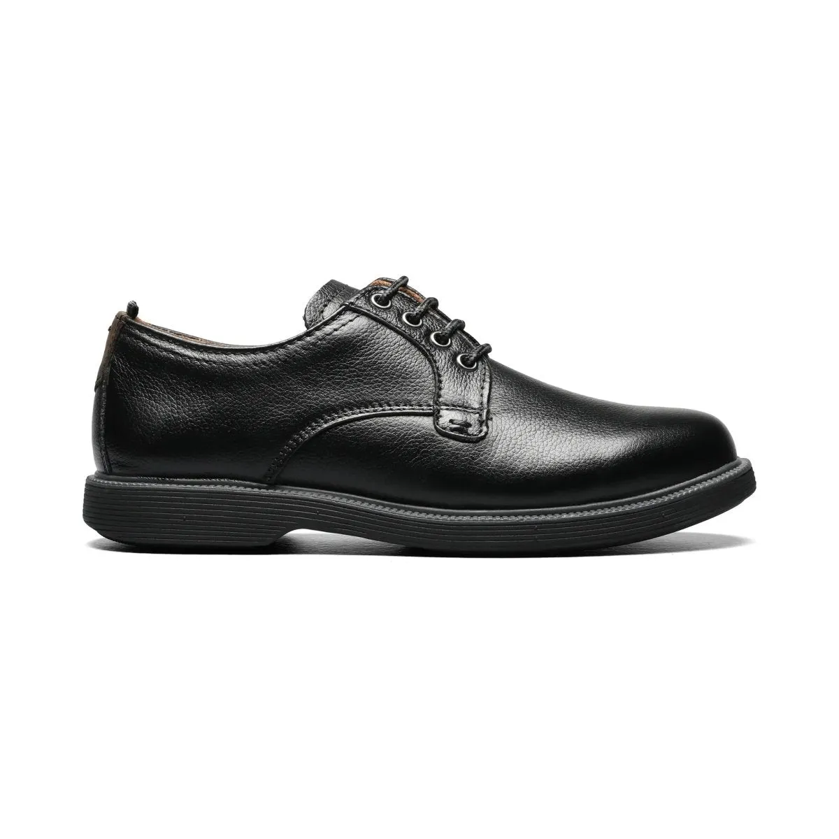 Florsheim Boy's PS (Preschool) Supacush Jr. Plain Toe Oxford Black