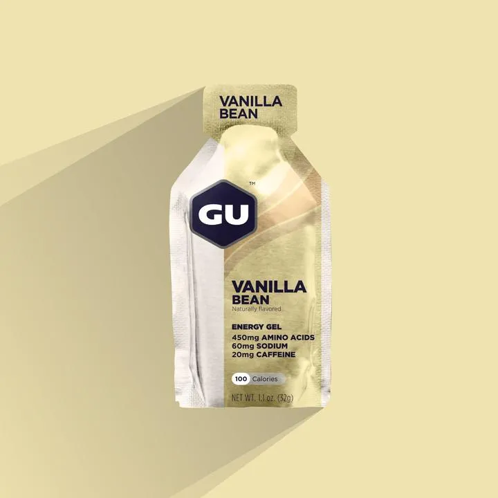 Gu Energy Gel- Vanilla Bean   Caffeine