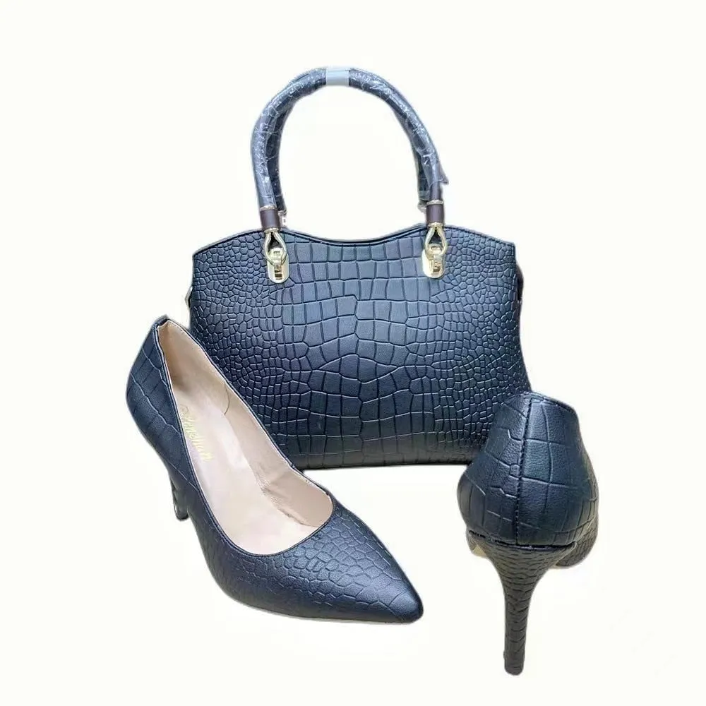 High Heels Women Sexy Pumps With Handbag Sets