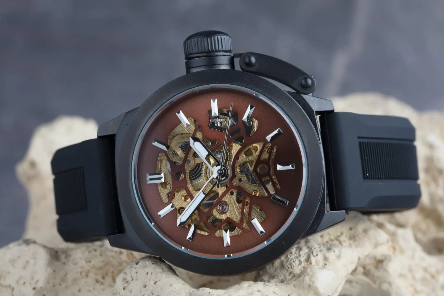 Jet Automatic Desert Brown Watch