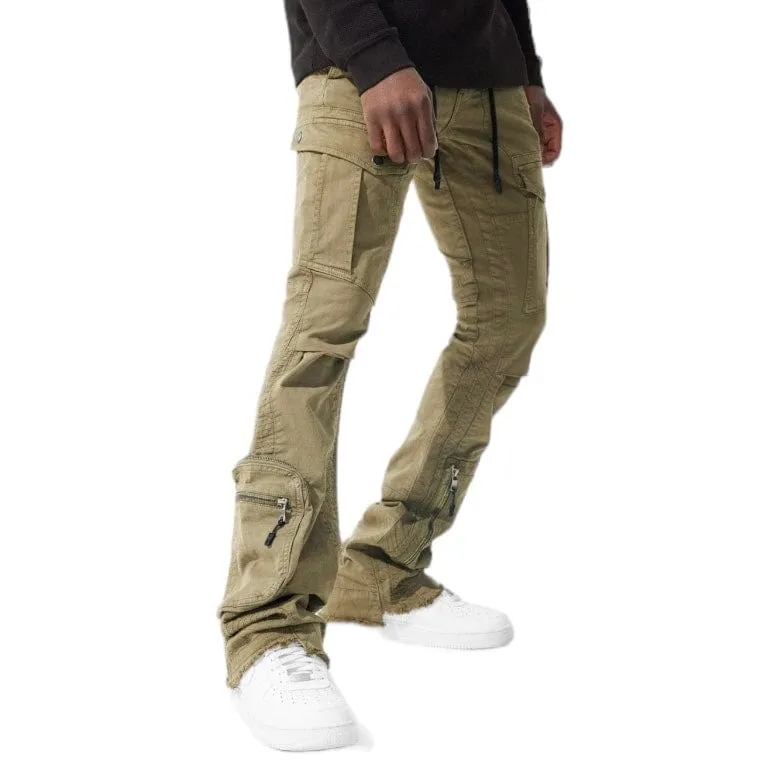 Jordan Craig Martin Stacked Aviation Cargo Pants (Sage) JTF220