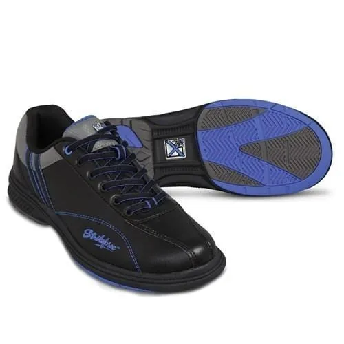 KR Strikeforce Mens Raptor Right Hand Bowling Shoes Wide Black/Royal