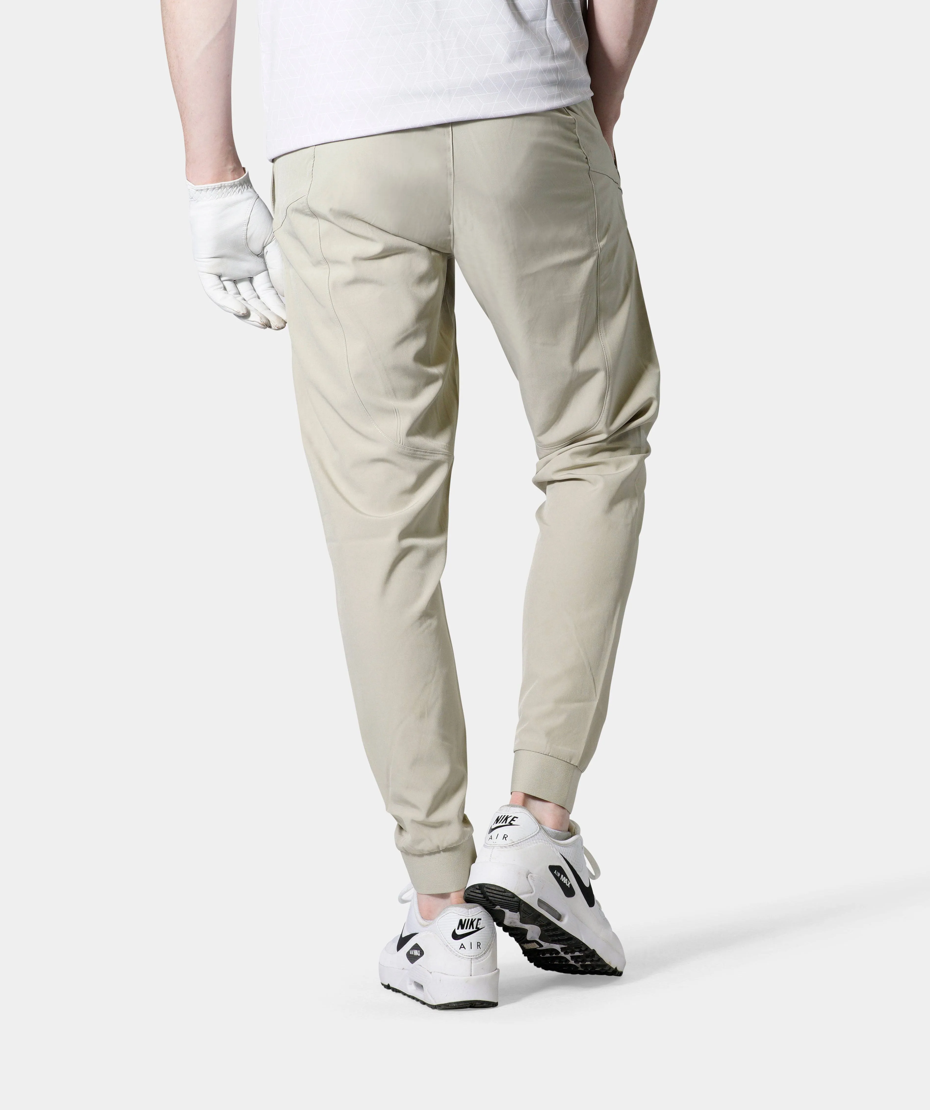 LUXE GOLF JOGGERS - KHAKI