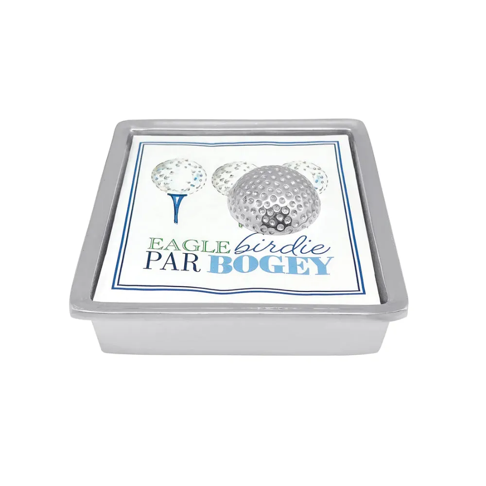 Mariposa Golf Ball Signature Napkin Box