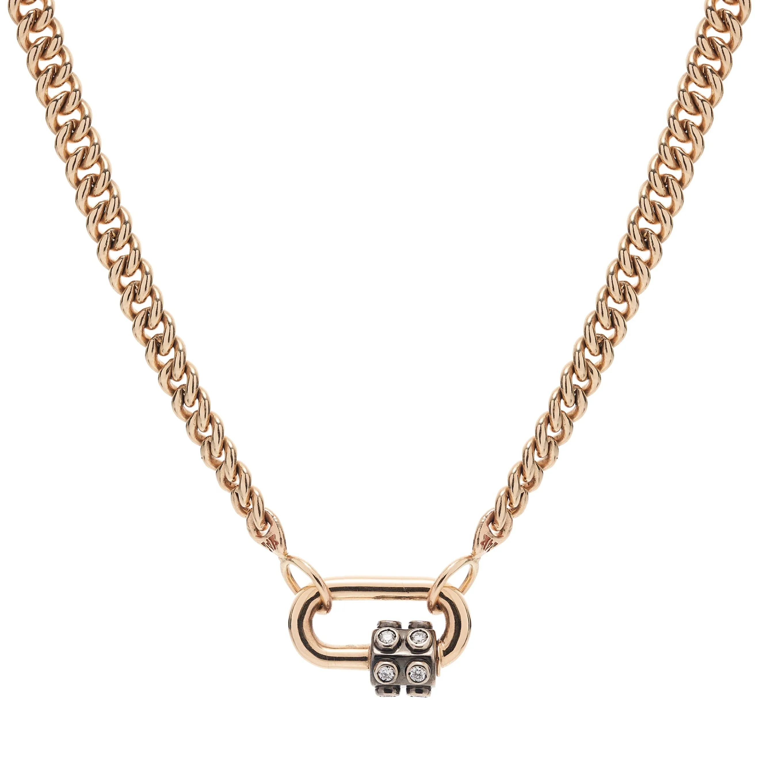 Marla Aaron 14kt & Diamond Chubby Baby Consuelo Lock