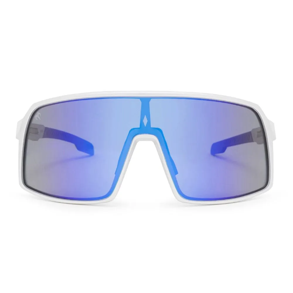 Marsquest Model S Sunglasses - Silver & Navy Blue