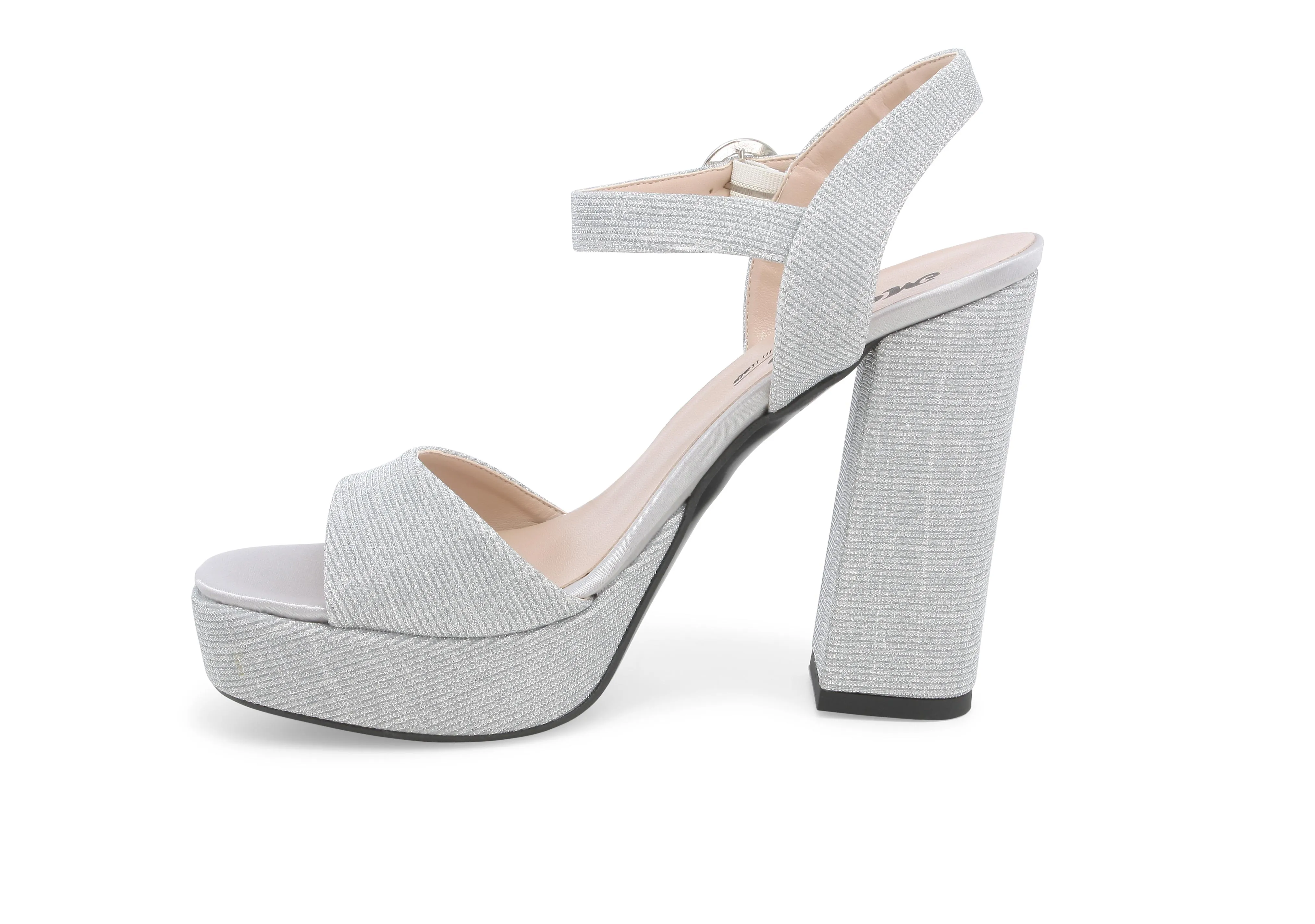 Melluso Donna Sandali Eleganti Platform Tacco Alto in Tessuto