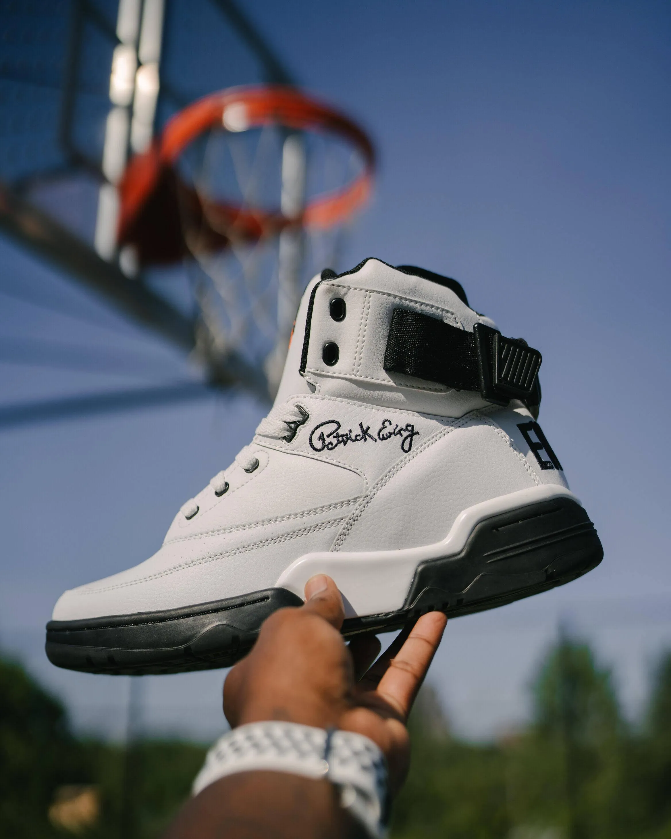 (Men's) Ewing Athletics 33 Hi OG White / Black 1BM01776-120