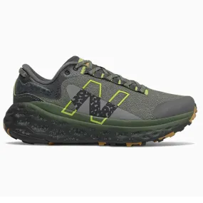 Men's New Balance Fresh Foam X Trail More v2, Norway Spruce/Sulphur Yellow, 9 D Medium