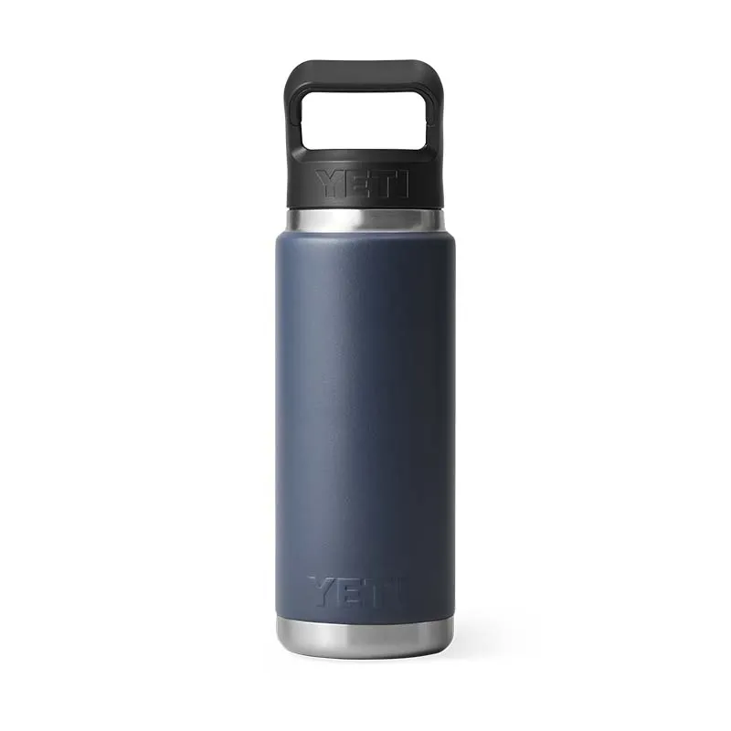 Navy 26oz Straw Water Bottle