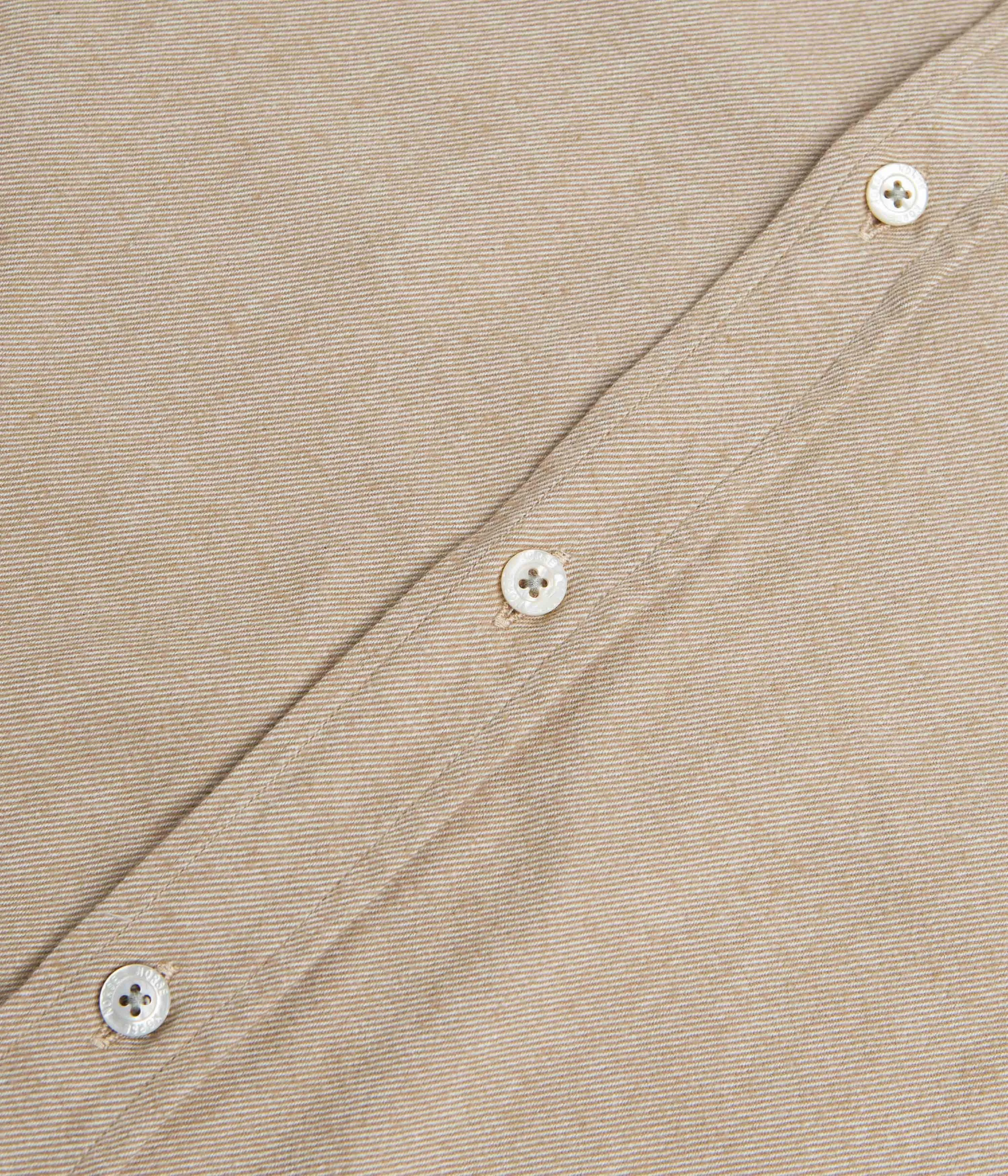 Norse Projects Anton Organic Flannel Shirt - Utility Khaki