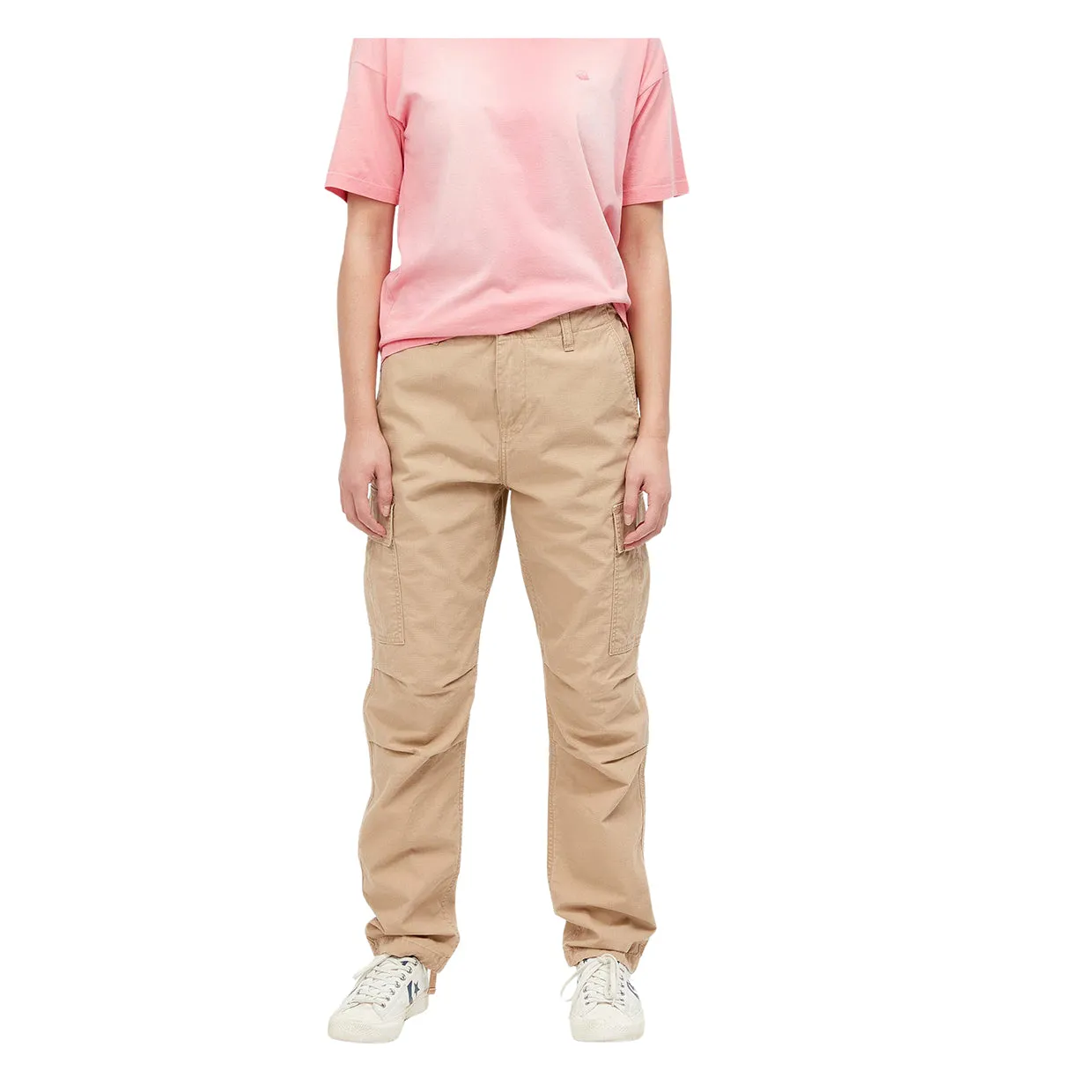 Pantaloni Donna Carhartt WIP  W' Cargo Pant Marrone Biscotto