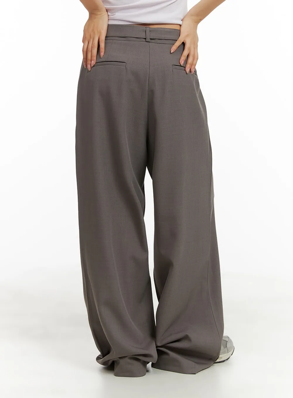 Pintuck Wide Trousers CA409