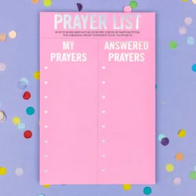 Prayer List Notepad