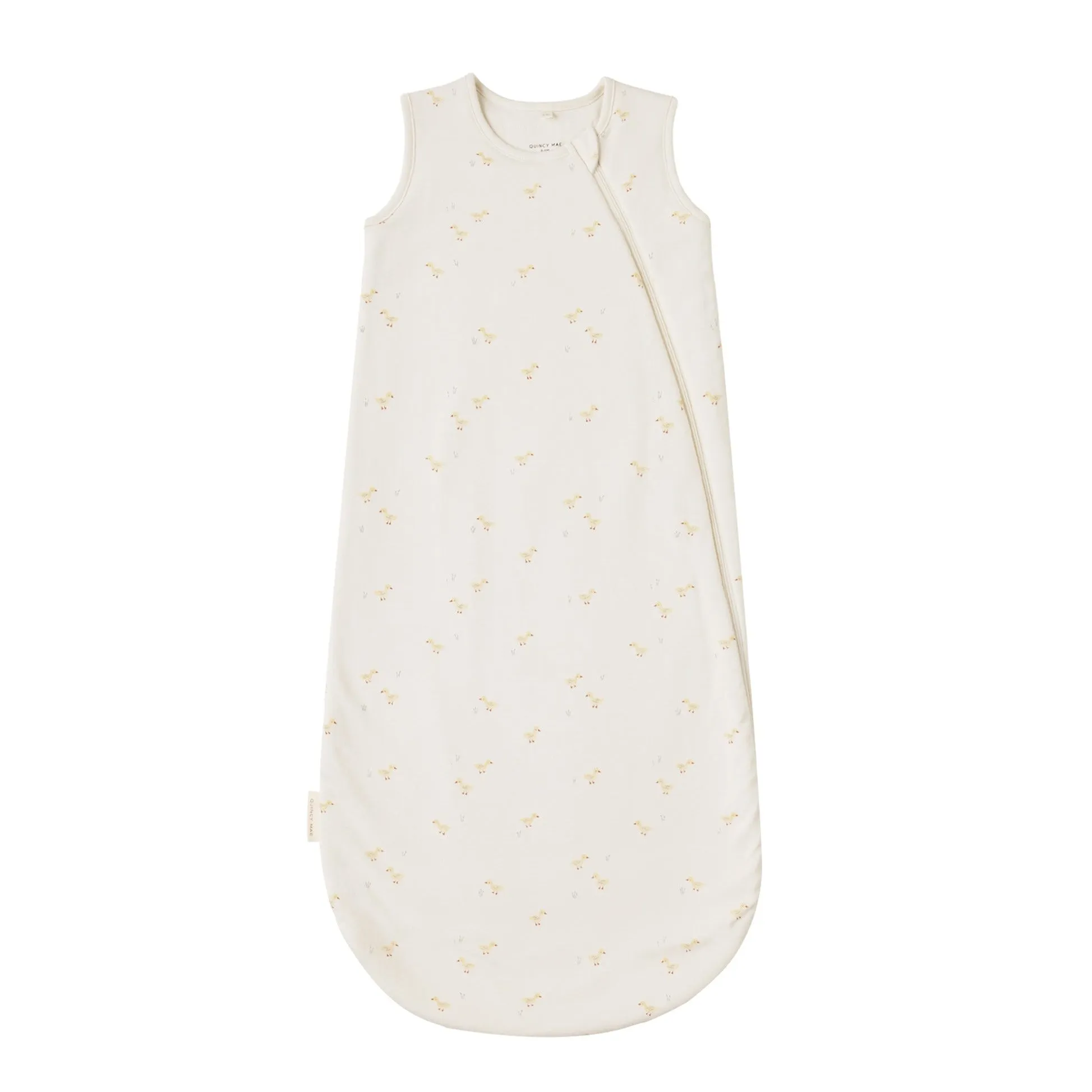 Quincy Mae Jersey Sleeping Bag - Ivory Ducks