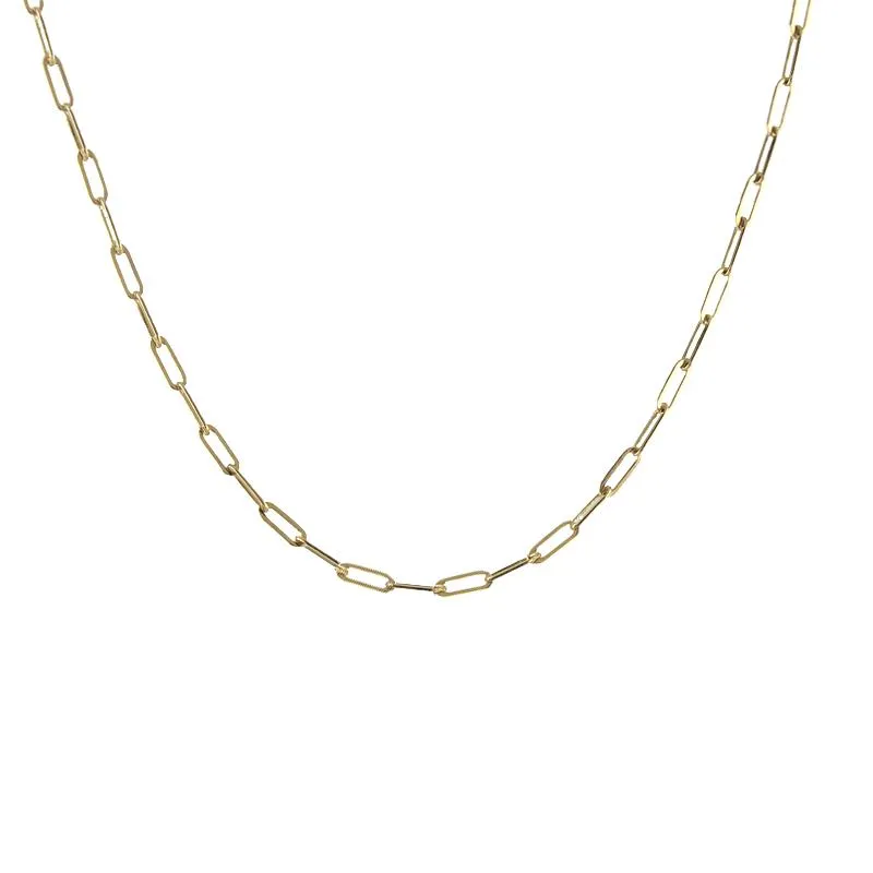 Rectangle Chain Necklace