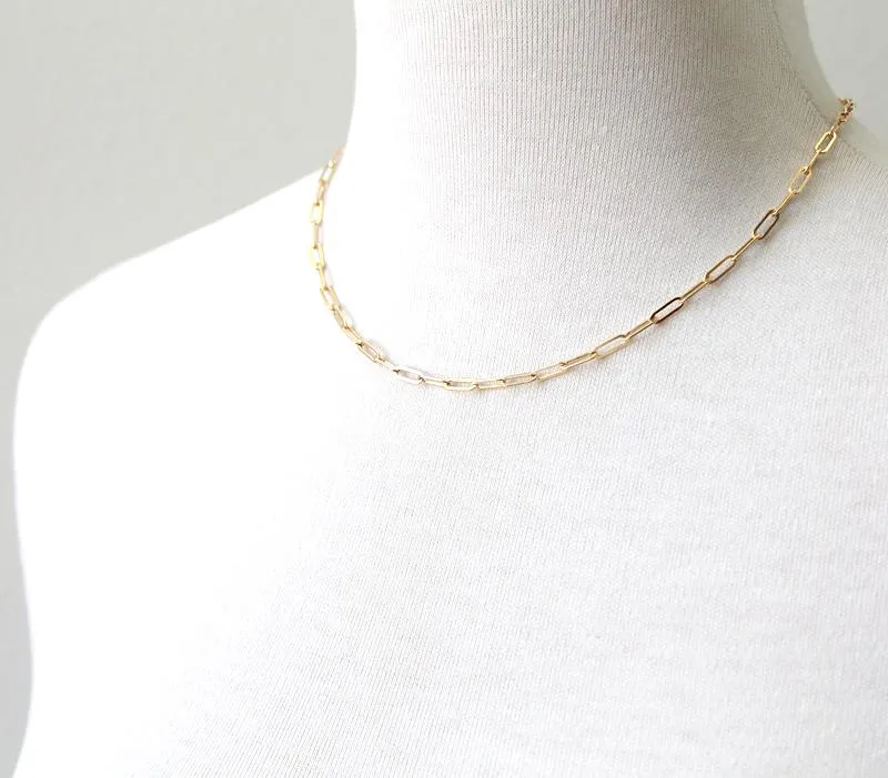 Rectangle Chain Necklace