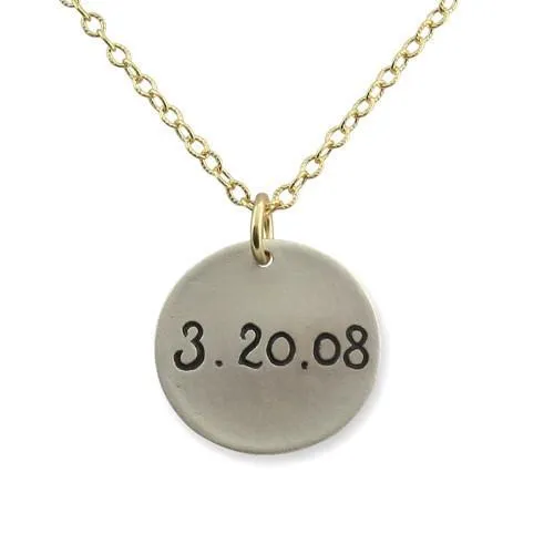 Script Name Charm Necklace