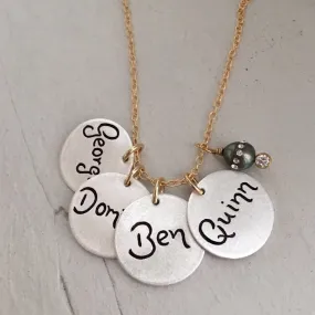 Script Name Charm Necklace