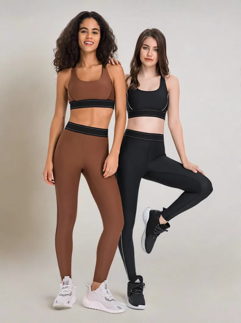 SculptFit High-Waisted Compression Leggings