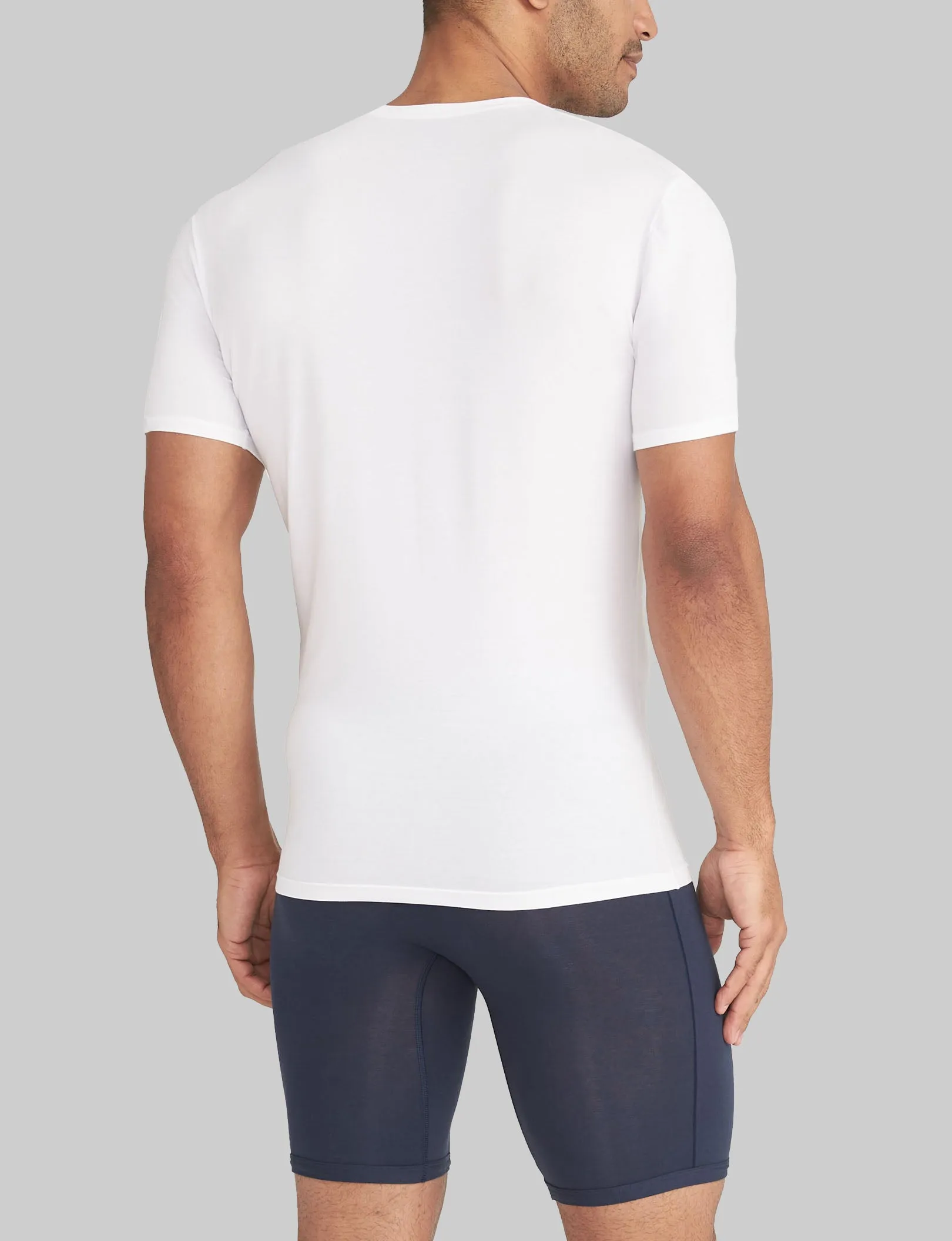 Second Skin Crew Neck Stay-Tucked Undershirt