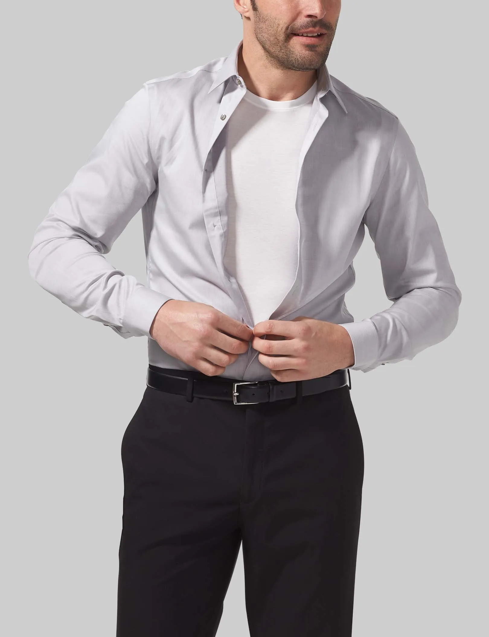 Second Skin Crew Neck Stay-Tucked Undershirt