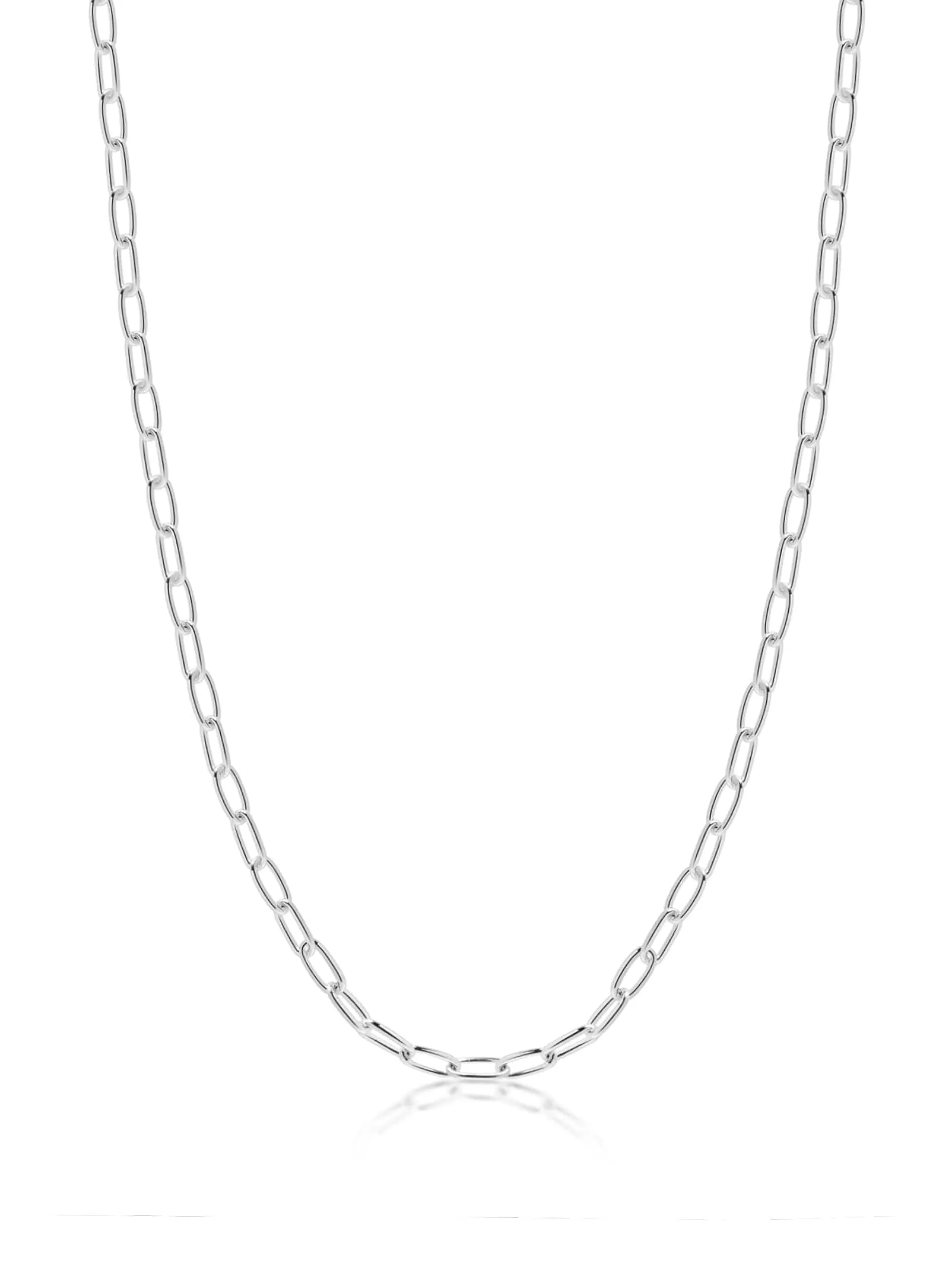 Sterling Silver Thin Paperclip Chain