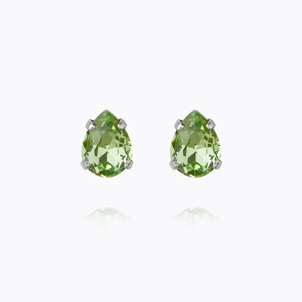 Superpetite Drop Earrings / Peridot